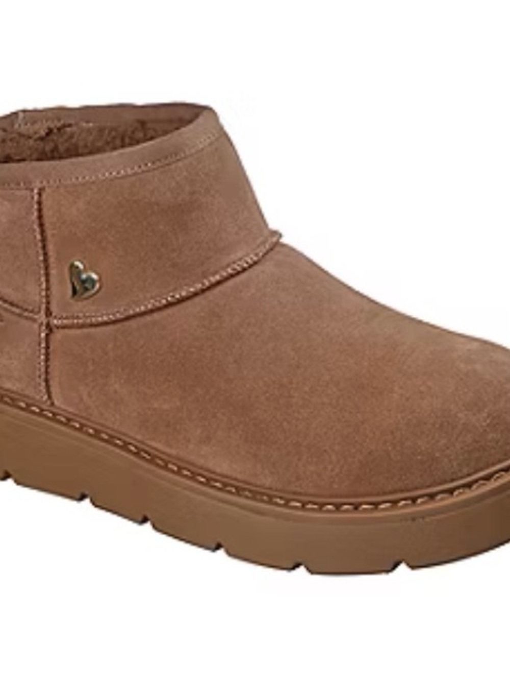Skechers Women's Tan Suede Ankle Booties